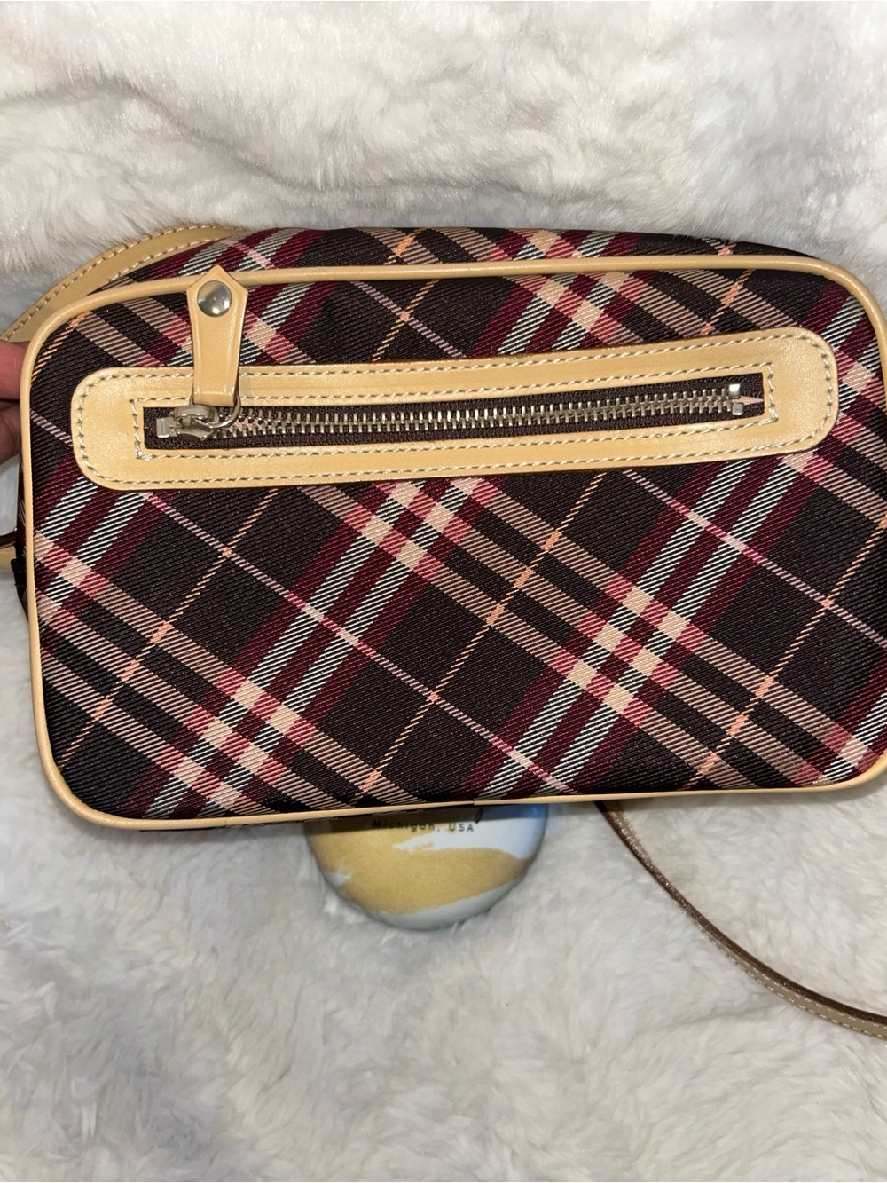 Burberry Plaid Crossbody Bag- BEAUTIFUL CONDITION - Picture 6 of 16